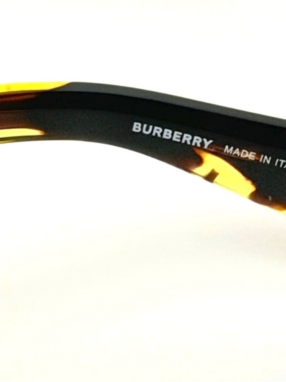Burberry B 3159 1109/71 Gold Frame Sunglasses with Green Lenses 59-16-145 - Picture 8 of 9